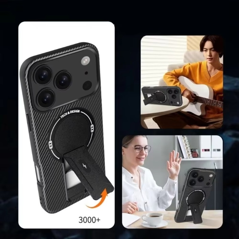 Luxury Invisible Stand Case Fo - Matte Hard Pc Back Case recension och pris