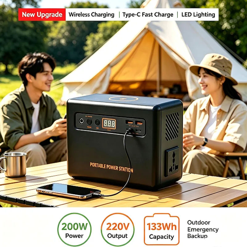 200W Portable Power Station 22 - Power Banks recension och pris