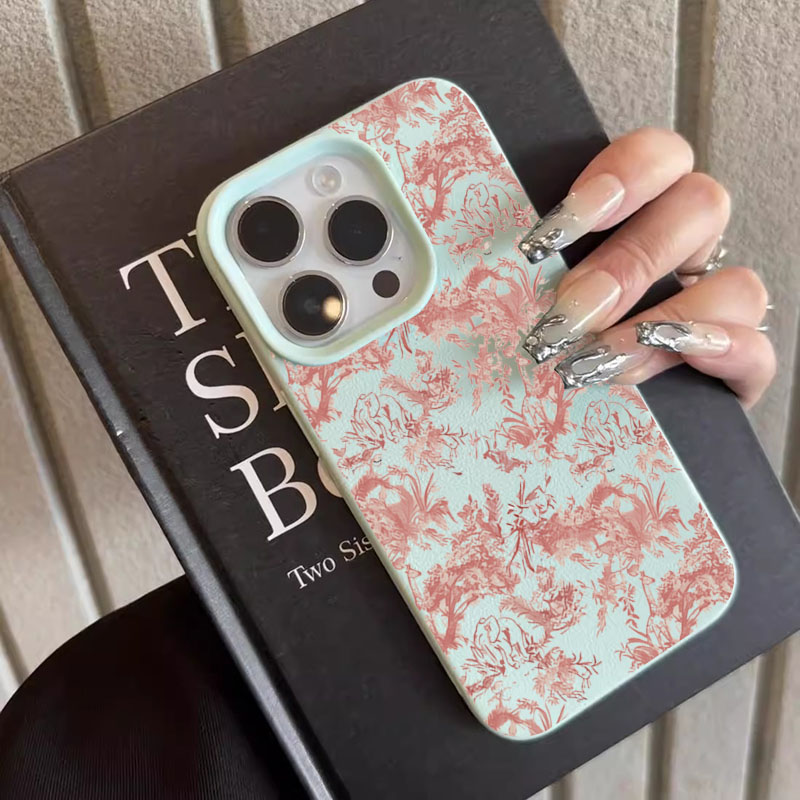 Aesthetic Vintage Retro Pink F - Vintage Floral Pattern Soft Case recension och pris
