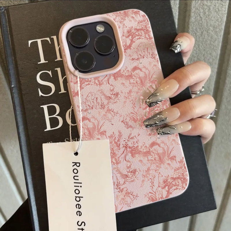 Aesthetic Vintage Retro Pink F - Vintage Floral Pattern Soft Case recension och pris