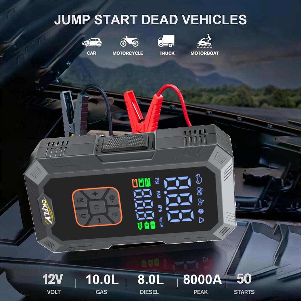 4 IN 1 Car Jump Starter 8000A  - Power Banks recension och pris