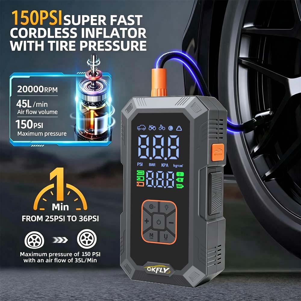 4 IN 1 Car Jump Starter 8000A  - Power Banks recension och pris