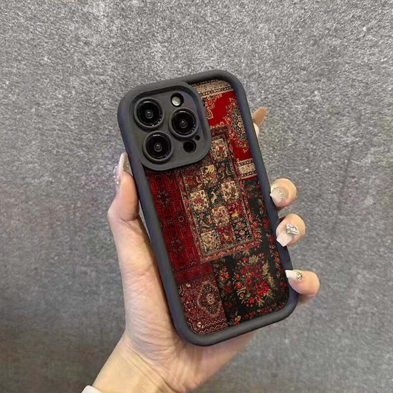 Vintage Patchwork Carpet Patte - Vintage Floral Pattern Soft Case recension och pris
