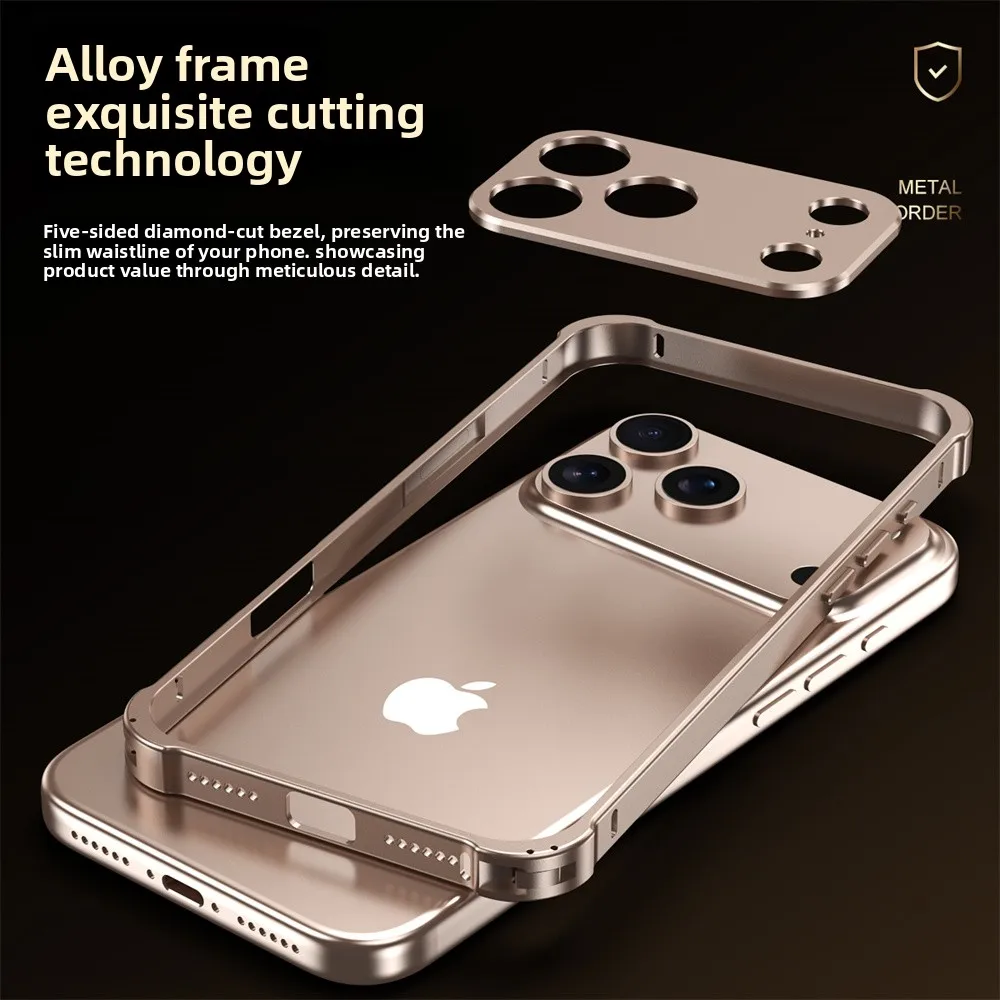 Original Colour Aluminum Alloy - Metal Bumper Aluminum Frame Case recension och pris