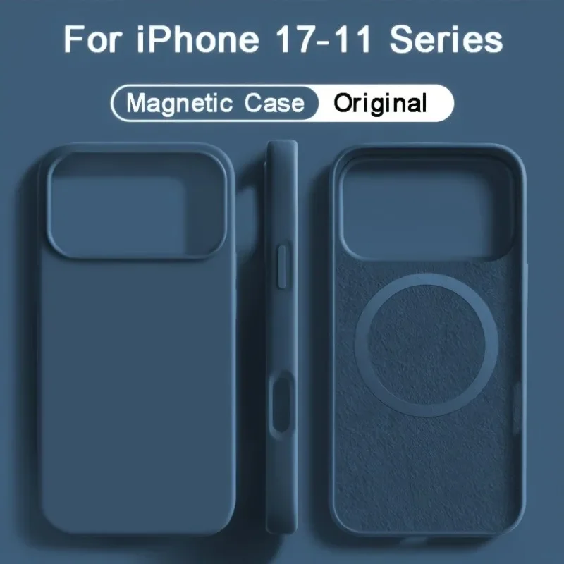 Fashionable Magnetic Liquid Si - Liquid Silicone Magnetic Phone Case recension och pris